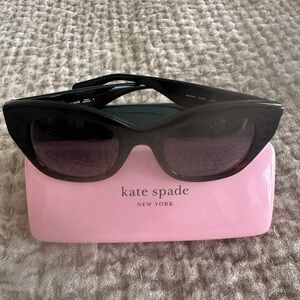 Kate Spade Black Sunglasses with Pink Case